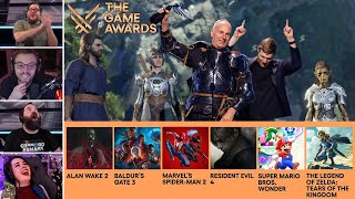 Streamers React to 2023 The Game Awards Game of the Year Winner Moment Reaction [upl. by Imuy463]