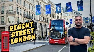 Regent street london  Regent street London walking tour [upl. by Nyrahs710]