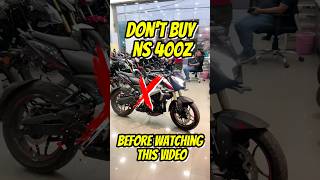 Don’t buy Bajaj Pulsar NS 400Z before watching this video  bajaj pulsar black ns400 shorts yt [upl. by Leunamnauj]