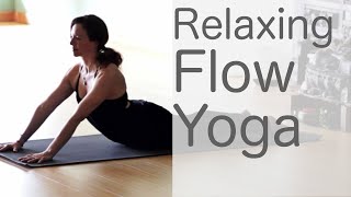 30 Minute Yoga Before Bed Class Relaxing Bedtime Evening Night Flow  Fightmaster Yoga Videos [upl. by Rozina497]