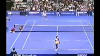 2004 WTA YEC RR Lindsay Davenport VS Serena Williams Highlights [upl. by Esinyl]