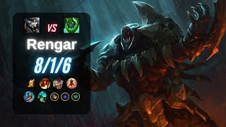 Rengar Jungle vs Zac  EUW LoL Challenger 1315 [upl. by Tunnell]