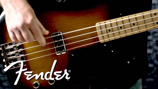 Fender Cabronita Precision Bass Demo  Fender [upl. by Aigroeg]