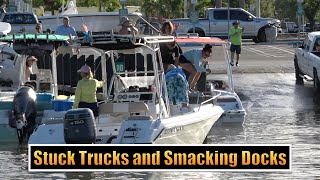 They Go For a Ride and Smash The Dock  Miami Boat Ramps  Boynton Beach [upl. by Anitsyrhc]