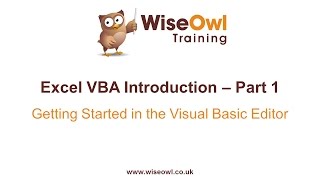 Excel VBA Introduction Part 1  Getting Started in the VB Editor [upl. by Oiramal289]