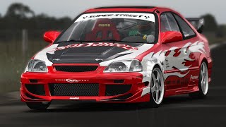 Assetto Corsa  Honda Civic Si SuperStreet 1999 [upl. by Nivlem]