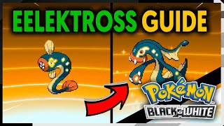 HOW TO EVOLVE EELEKTRIK INTO EELEKTROSS ON POKEMON BLACK AND WHITE [upl. by Jedd]