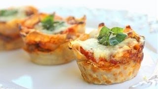 How to Make Lasagna Cupcakes Our New Favorite Appetizer [upl. by Thomey881]