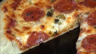 Cast Iron Skillet Pizza Cooked with Charcoal FULL VIDEO [upl. by Corabelle]