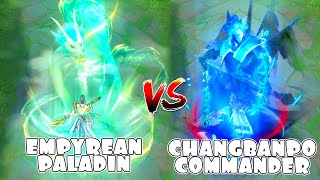 Zilong Revamp Changbanpo Commander VS Empyrean Paladin Skin Comparison [upl. by Jeffie]