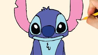 DESENHANDO O STITCH DE LILO E STITCH [upl. by Attevaj]