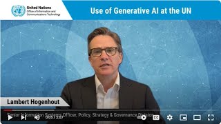 Generative AI at the United Nations [upl. by Vassili]