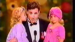 Olsen Twins amp Bob Saget Emmys Guest Presenter [upl. by Lletnahs]