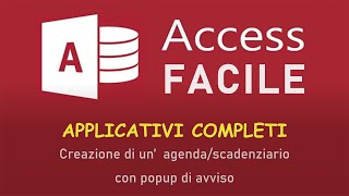 Applicativo Completo  Agenda e Scadenziario con popup avvisi [upl. by Wolfy]