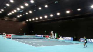 Swiss Indoors Basel 2016 COURT VIEW Mahut Lorenzi ATP 500 HD [upl. by Milford]