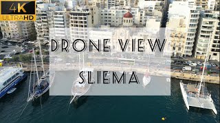 DRONE VIEW SLIEMA  MALTA JULY 2023 [upl. by Anekahs]