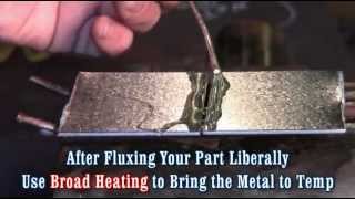 How to Solder Galvanized Steel at 350℉ with Super Alloy 1 Rod and Flux Repair Kit [upl. by Eelirak531]