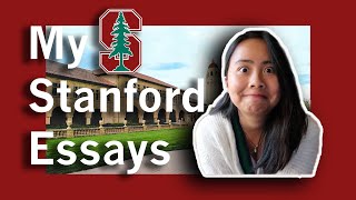 Reading Essays that Got me into Stanford [upl. by Droffig]