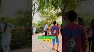 Aravalli park Gurgaon haryana gurgaon gurugram aravallihills greenery viralshorts explore [upl. by Hellene]