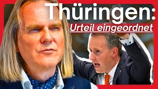 Urteil zum Thüringer Landtag  Diskontinuität und Strategem 23  Prof Dr Christian Rieck [upl. by Adnohs]