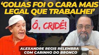 Trabalhei com todo mundo mas trabalhar com Golias não teve nada igual diz Alexandre Regis [upl. by Sierra888]