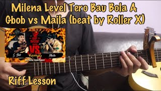 Milena Level Tero Bau Bola A  Gbob  Guitar Lesson Roller X [upl. by Guenna]