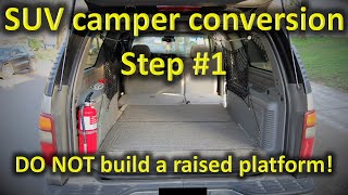 Turn your SUV into a camper [upl. by Claus]