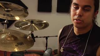 Kit Tour Lamb Of God Drummer Art Cruz Breaks Down His Drums Cymbals Heads amp Triggers [upl. by Ateuqal]