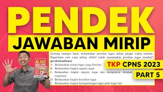 SOAL CPNS 2023 TKP JAWABAN MIRIP [upl. by Redd]