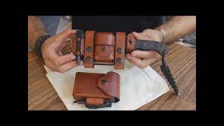 Unboxing The Hedgehog Leatherworks T2 Sheath And Utility Pouch [upl. by Irah804]