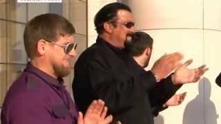 Steven Seagal in Chechnya Grozny at Ramzan Kadyrov [upl. by Iinde183]