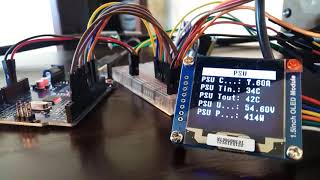 Eltek Flatpack2 3000W 48V HE temperature based voltage regulation with Arduino via CAN bus [upl. by Sherlocke510]