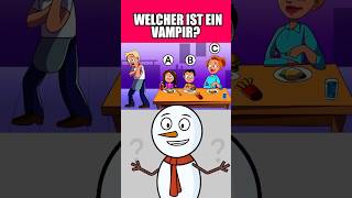 WELCHER IST EIN VAMPIR quiz herausforderungen [upl. by Winther]