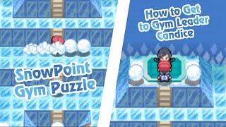 How to do the Snowpoint City Gym Puzzle in Pokemon Diamond Pearl and Platinum [upl. by Ariet]