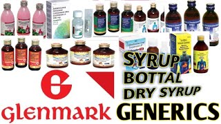 GLENMARK जेनेरिक सिरप BOTTAL DRY SYRUP DROPS BRANDS FOR MEDICINE STORE medicine syrups bottle [upl. by Ninette]