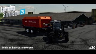 Melk en kuilvoer verkopen  Farming Simulator 22 Dutch Polder 20 [upl. by Hillary864]