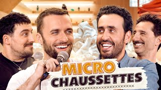 Jonathan Cohen et Squeezie en chaussettes ft Freddy Gladieux amp Jeantou  Micro Chaussettes 1 [upl. by Verney]