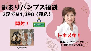 【訳あり靴福袋】パンプス2足で¥1390 トキメキの出会い64歳 [upl. by Oiramrej568]