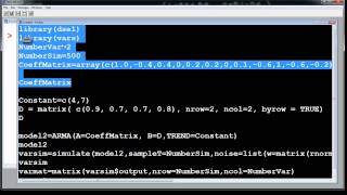 4 2 Simulating Multivariate Time Series in R [upl. by Dimah60]