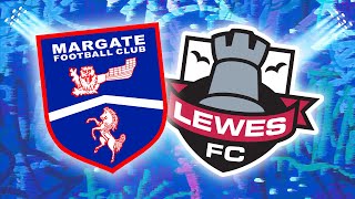 HIGHLIGHTS  LEAGUE  Margate FC v Lewes FC H  1st April 2023 [upl. by Oidiple]