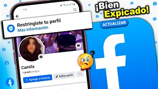 Porque NO me SALE la Opción de RESTRINGIR PERFIL de Facebook [upl. by Brink]