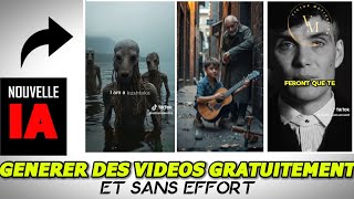 Cette IA gratuite pour générer DES VIDÉOS de tout genre [upl. by Weisbart69]