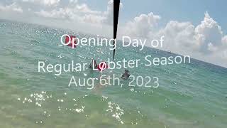 Lobstering Dania Beach FL  General Season Opener Aug 6th 2023  Full video [upl. by Tallbot]