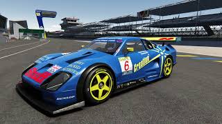 Lister Storm at Bugatti in Assetto Corsa [upl. by Atinram729]