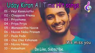 Uday kiran top 10 all time hit songs  Telugu Songs  Jukebox Vol 01 udaykiran adityamusic [upl. by Ardrey]