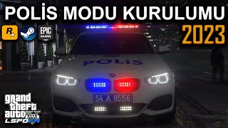 GTA 5 POLİS MODU NASIL KURULUR   2023 GÜNCEL SÜRÜM LSPDFR KURULUMU [upl. by Emiline]