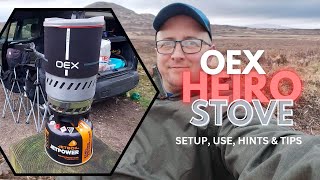 OEX HEIRO STOVE king of the solo stoves [upl. by Yajiv]