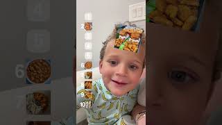 “Nummy or yucky” 😂😍 foodreview toddler cute wholesome [upl. by Anim]