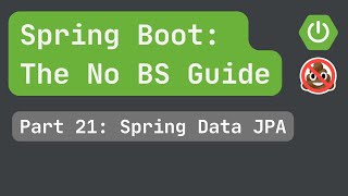 Spring Boot pt 21 Spring Data JPA [upl. by Mercedes]