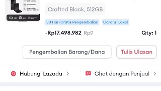 Unboxing Flashsale Lazada promo 99 samsung Galaxy fli 6 harga 9 rupiah [upl. by Nnaer]